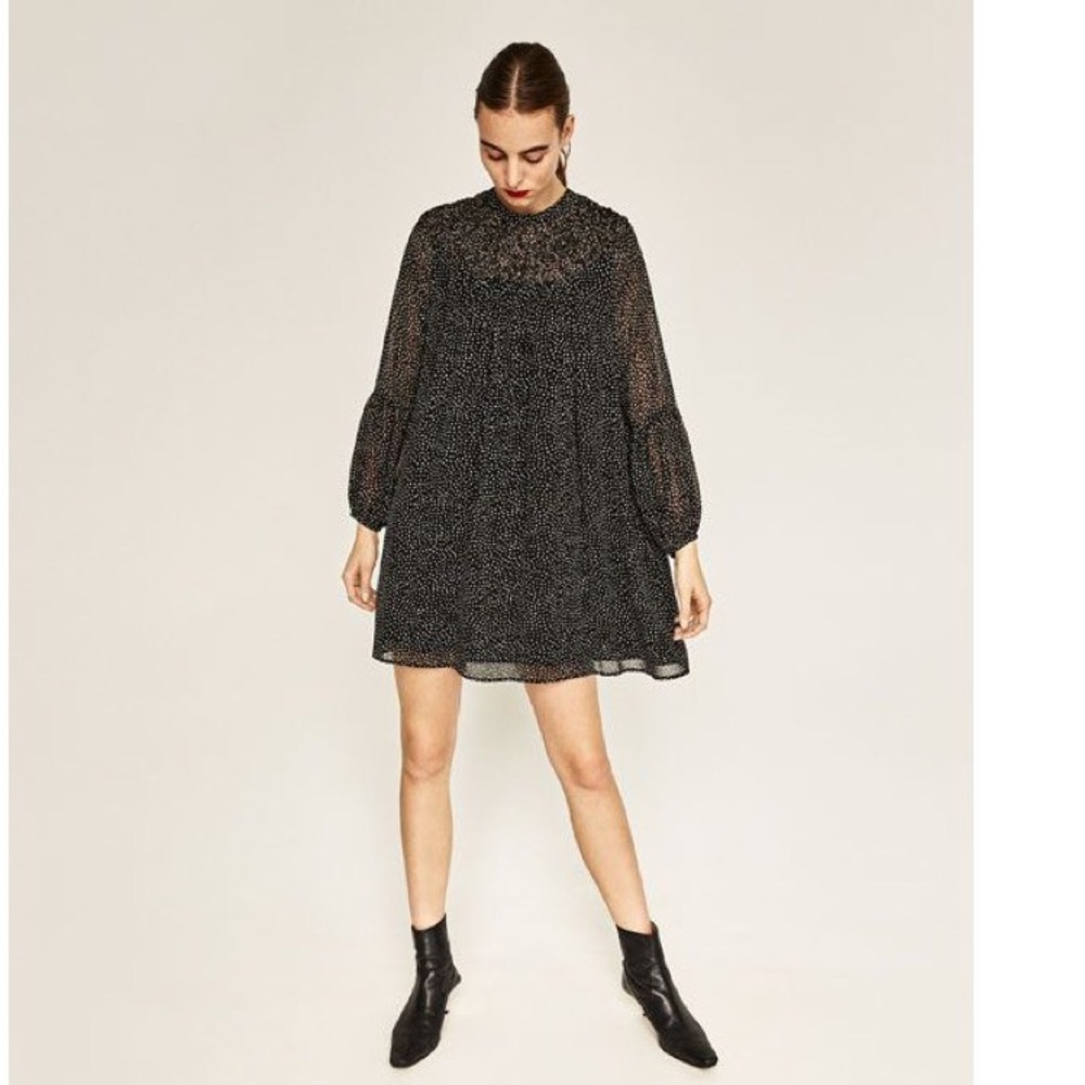 Zara Polka Dot Mini Dress